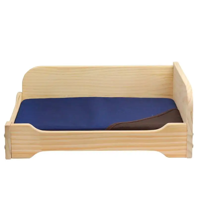 

Dog bed solid wood small moisture-proof dog princess bed pet Teddy small bed cat dog wooden bed supplies