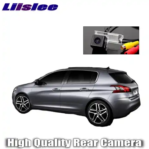 Для Peugeot 308 408 508 ночное видение Водонепроницаемая Высококачественная отдельная задняя камера заднего вида LiisLee Автомобильная камера заднег...