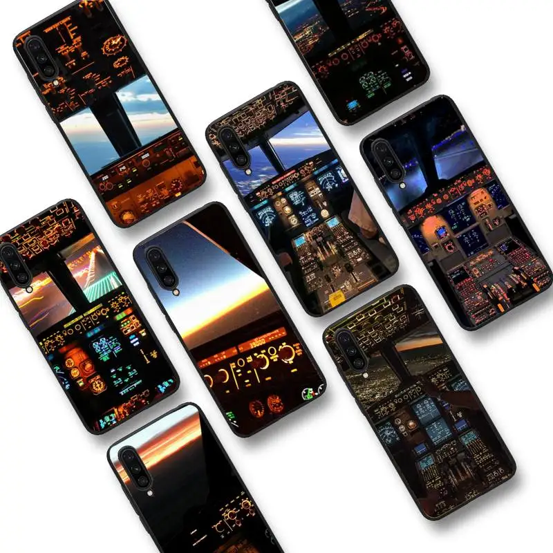 

Aircraft airplane cockpit Phone Case For Xiaomi mi9 mi8 F1 9SE 10lite note10lite Mi8lite Coque for xiaomi mi5x