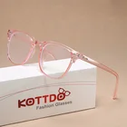 Женские винтажные очки 2021, компьютерные очки с синим светом, Квадратные прозрачные очки, очки для близорукости, мужские очки в пластиковой оправе