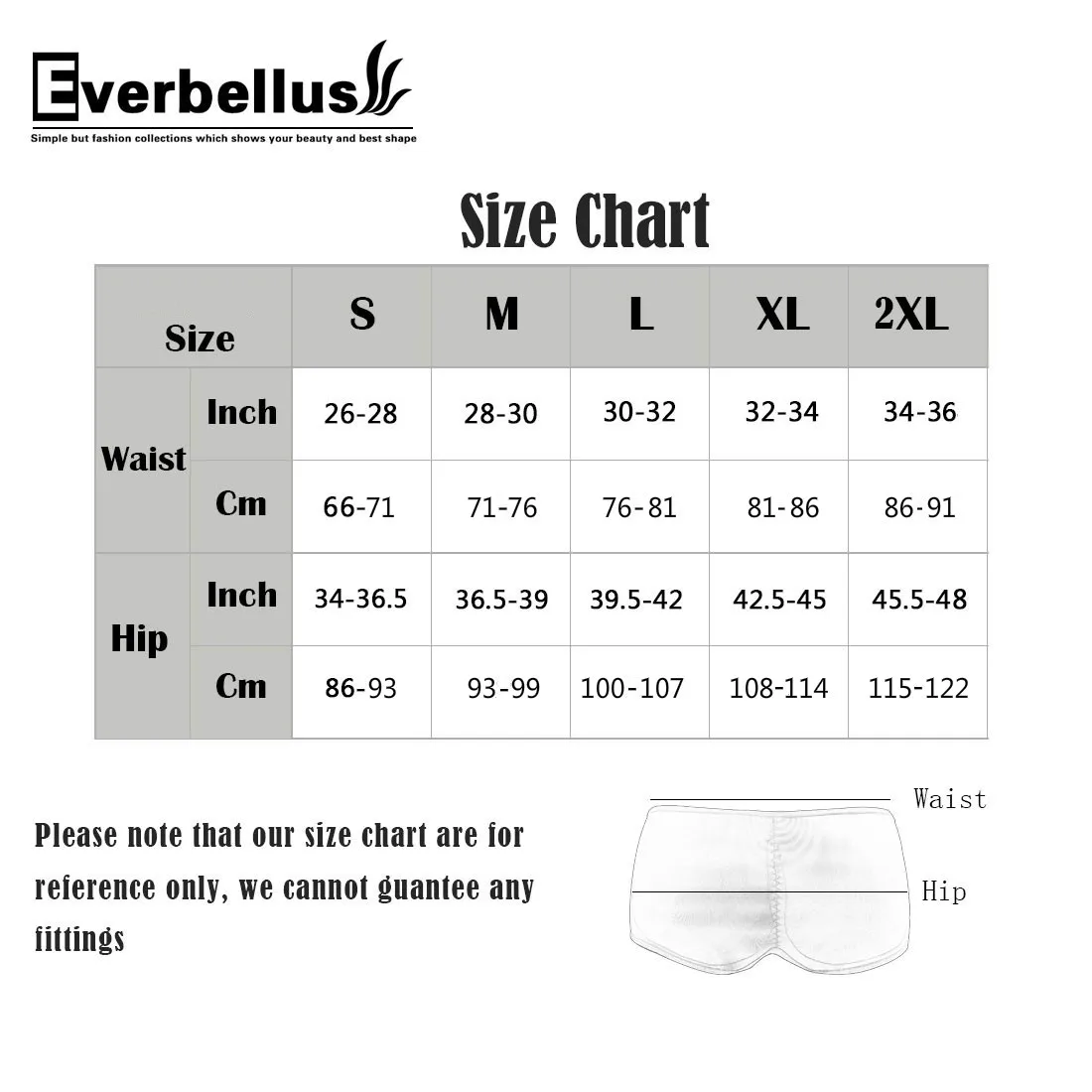 Everbellus Для женщин прикладом трусики для женщин для похудения Body Shaper ягодицы трусики для увеличения ягодиц штаны Корректирующее белье