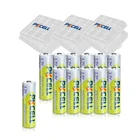 Аккумуляторные батареи PKCELL AA 12 шт., NIMH 1,2 в 2600 мАч 1,2 в 2 А + 3 шт. футляров для аккумуляторов, чехол