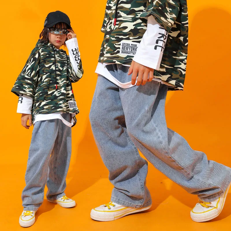

Rave Outfit Hip Hop Dance Pants Boys Blue Dancer Outfit Casual Pants Performance Costume Street Dancewear Fashion Wears JL2712