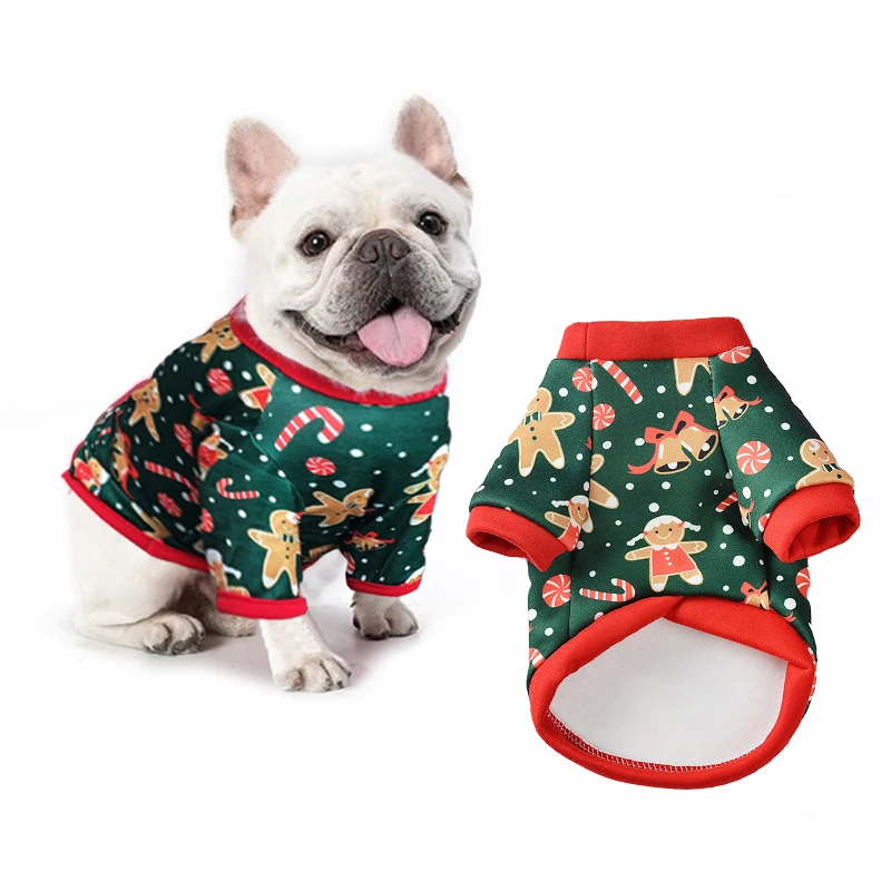 

Рубашка для собаки, Рождественская одежда, хлопковый дышащий мягкий Рождественский костюм кошки для щенка, Очаровательная одежда, Рождеств...