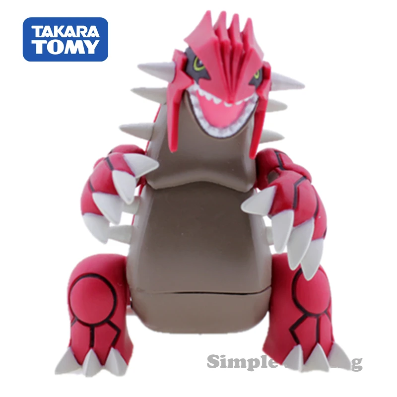 Takara tomy tomica moncolle ex pokemon figures groudon ehp08 Литые полимерные игрушки для малышей