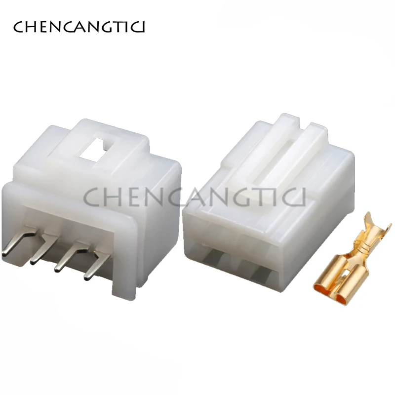 

CHENCANGTICI 4 Pin 2.5 mm auto Connector For Weatherpack Truck Waterproof Electrical Cable Way Plug Car Wire Harness 18-14 GA