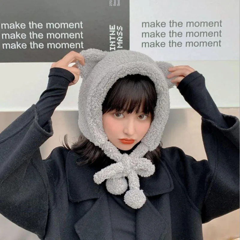 Новинка 2021 шапочки и облегающие шапки Мультяшные милые медвежьи уши Новые