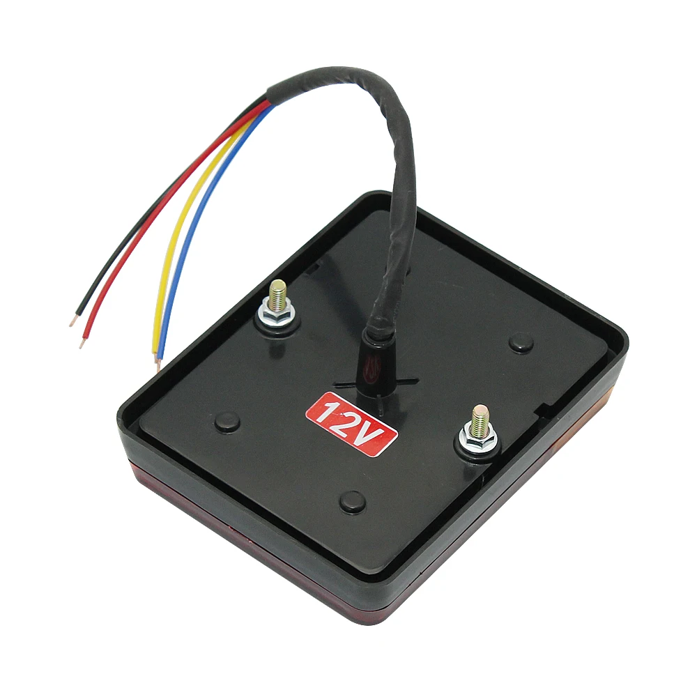 

2pcs Car Truck LED Rear Tail Light Warning Lights 12V Waterproof 8 LEDs Brake Bulb Turning Light for Trailer Lorry