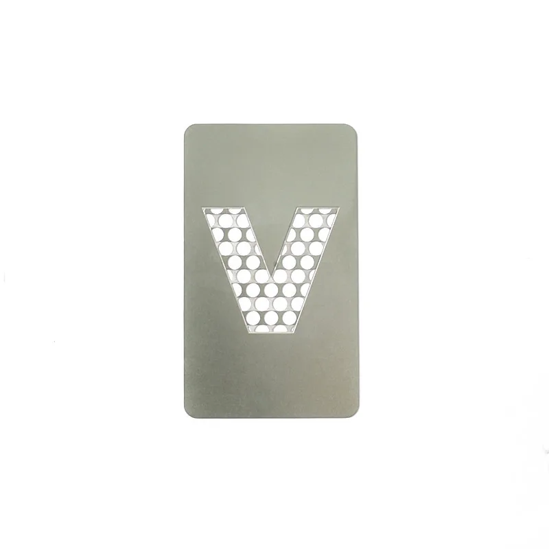 Tobacco Grinder Card Herb Weed Crusher Dry Herb Smoking Accessories Pocket Portable High Quality Stainless Steel