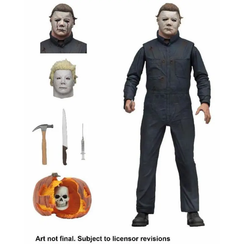 

Экшн-фигурка NECA, Хэллоуин, лунный свет, паника, 2 мили, Майкл, 7-дюймовая Подвижная кукла, забавная игрушка Gfit