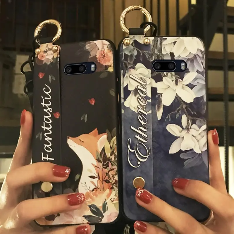 Грязеотталкивающий противоударный чехол для телефона LG G8X ThinQ силиконовый