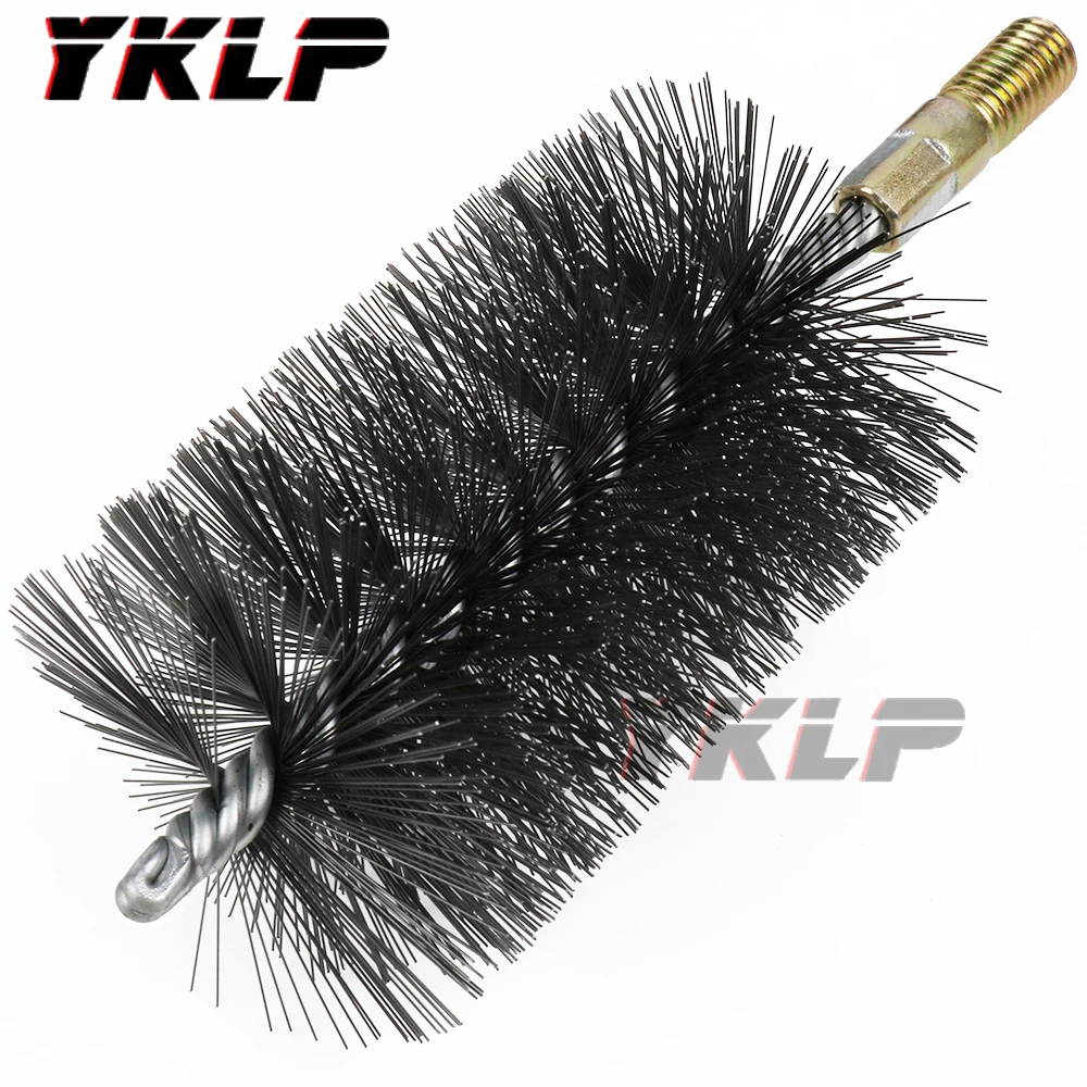 Thread Wire Brush Metal Handle 18/22/25/32/40/50mm Working Stainless Steel Pipe Tube Cleaning Chimney Kit 1PC | Инструменты