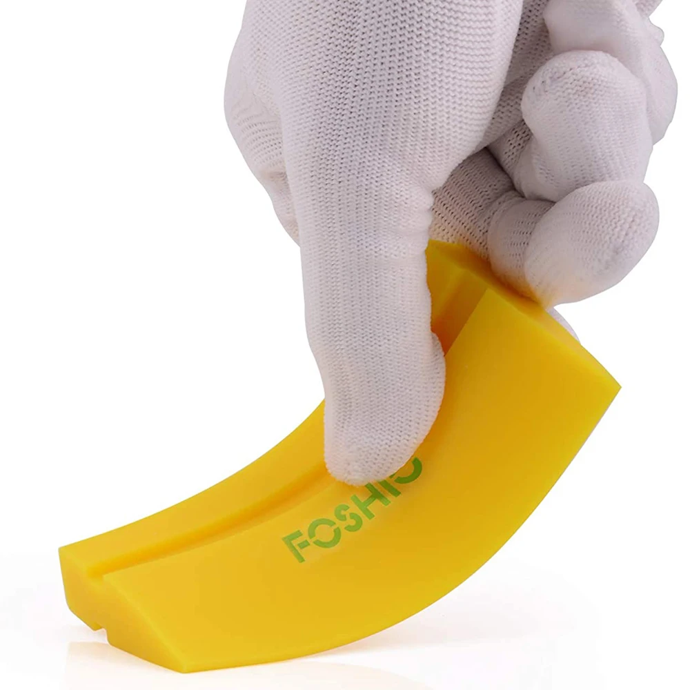 FOSHIO 2pcs Car Tinting Tool Rubber Squeegee Blade Window Tint Film Install Vinyl Wrapping Clean Scraper Water Wiper Snow Shovel |