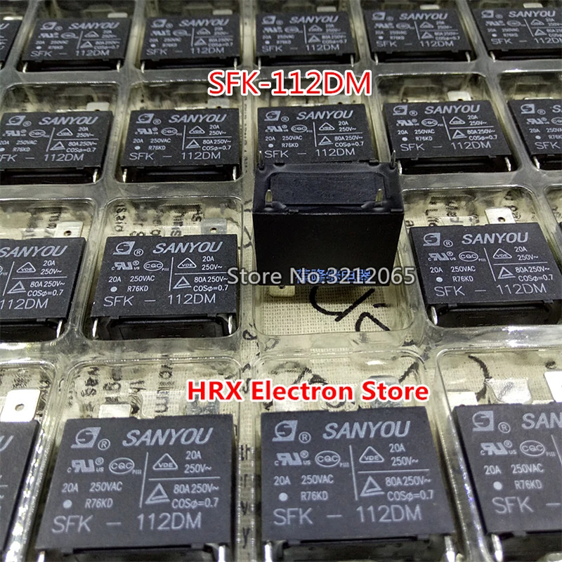 50 шт./лот реле SFK 112DM 12 В 20A 250VAC для кондиционера DC Мини питания новый
