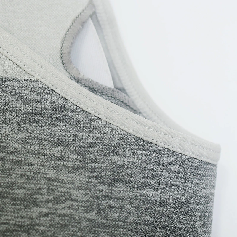 Женский бесшовный спортивный комплект из 2 предметов трех цветов с прострочкой