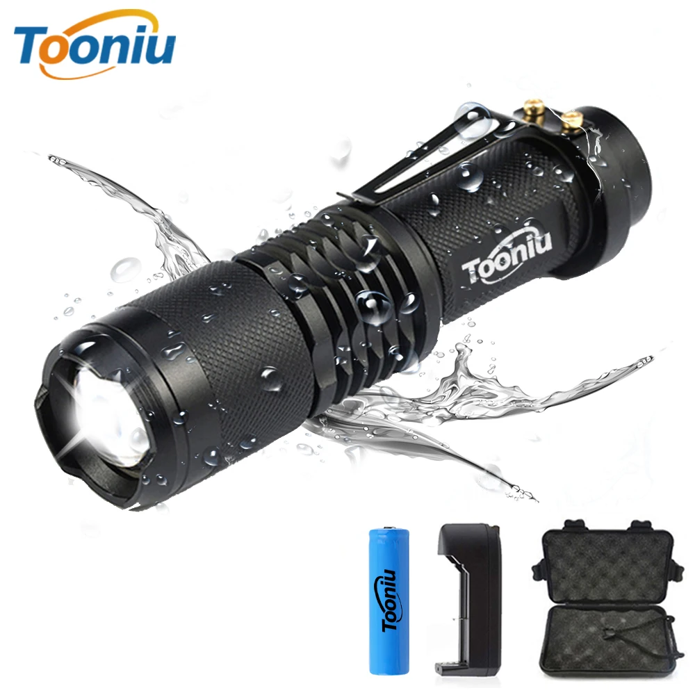 Фонарик светодиодный высокая мощность мини фонарик масштабируемый питание от