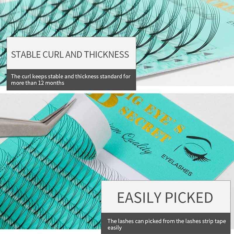 Ресницы большого глаза секретные ресницы оптовая цена объем 2D3D4D5D6D искусственная