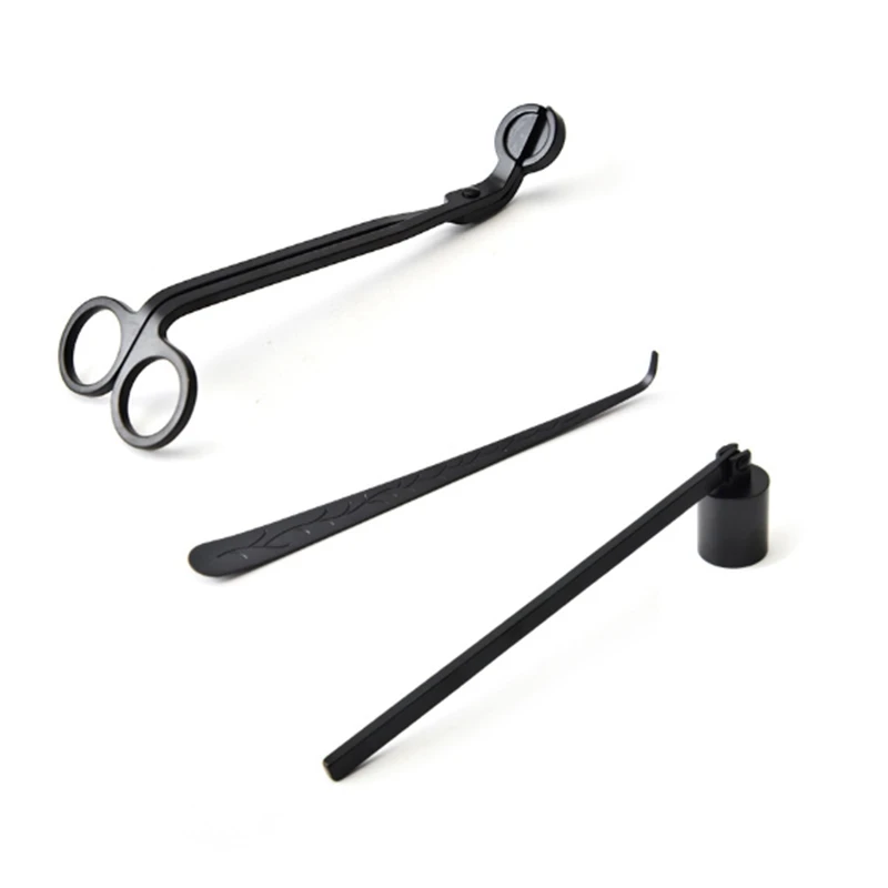 Лучший 3 шт. лампы в форме свечи набор аксессуаров для лампы в форме свечи Огнетушитель нержавеющей фитиль Резак Триммер лампы в форме свечи ...