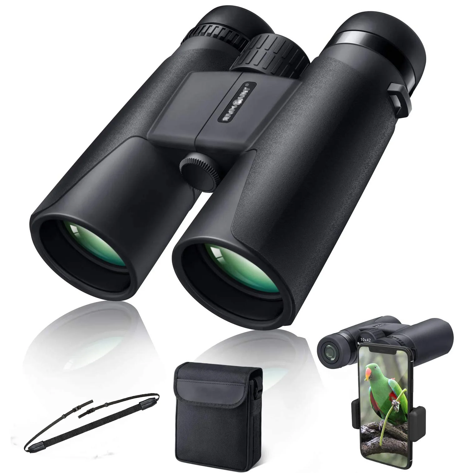 

Binoculars 10/12 x 42 Gao Qingfei infrared night vision cellphone telescope at high magnification