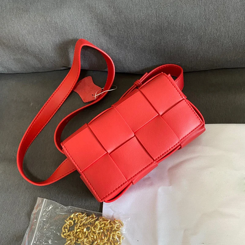 

Donna-in 2021, роскошный бренд, натуральная кожа, ручная работа, плетеные сумки на плечо, женские модные квадратные сумки через плечо с застежкой, ...