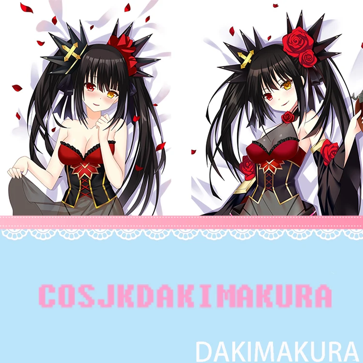 

Лидер продаж, японское аниме дакимакура, наволочка с принтом токисаки Куруми, дакимакура, дакимакура, наволочка для обнимания тела, наволоч...