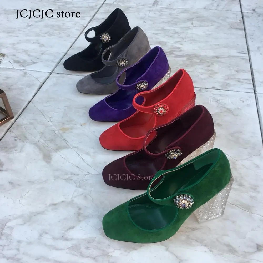 Женские туфли лодочки модные весенние вечерние из натуральной кожи на высоком