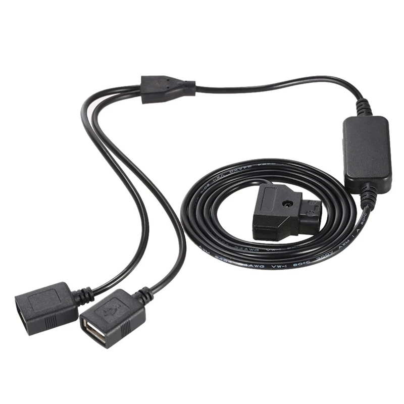 2-контактный разъем D-Tap с двумя usb-разъемами питания для Iphone Ipad Samsung Sony длина 137 см |