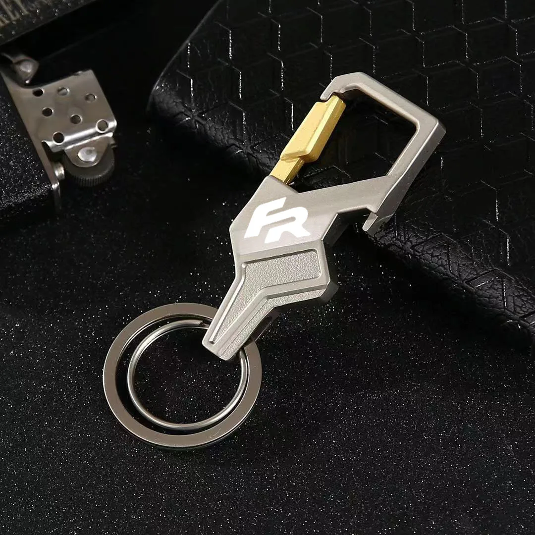 

Car Key Chain Key Chain accessories For SEAT FR Ibiza Leon Altea car accessories New metal Keychain Metal Alloy Buckle Waist