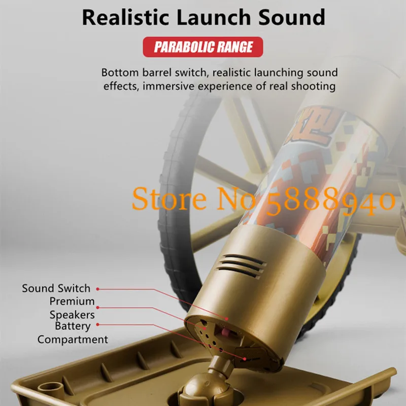 Развлекательная губка для стрельбы с несколькими углами мягкая бомба 6 м