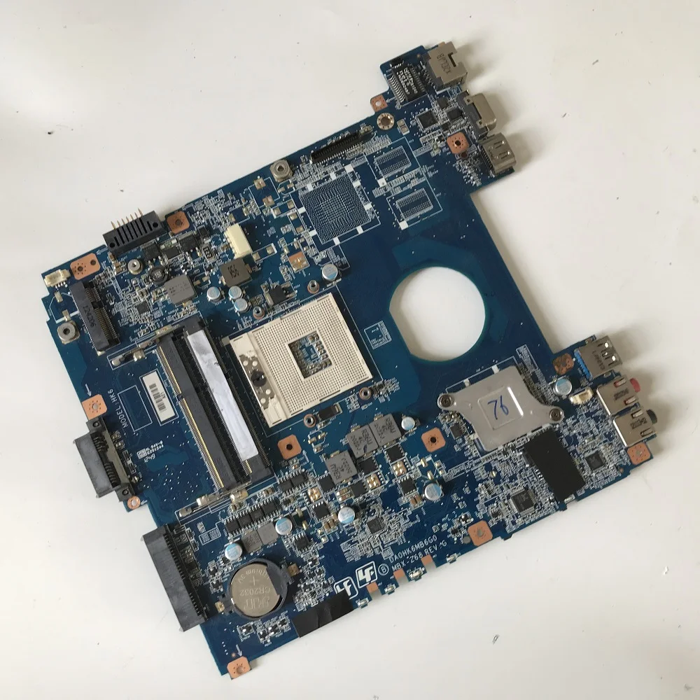 Оригинальная материнская плата для ноутбука Sony Vaio SVE14 A1876091A A1893195A DA0HK6MB6G0 MBX-268 HM76 DDR3, полностью протестирована.