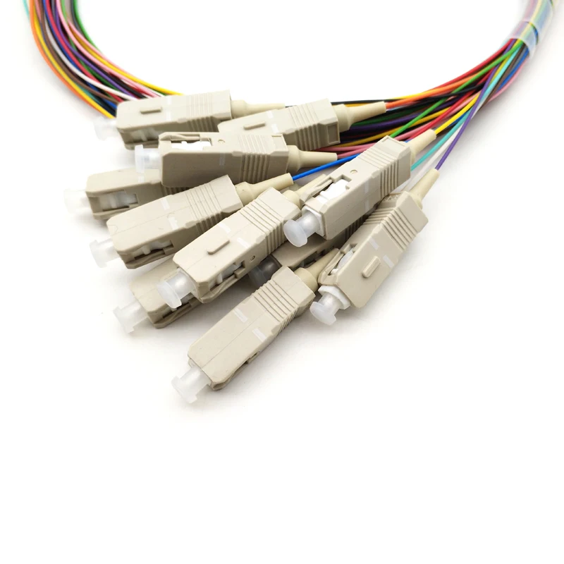 12 цветов SC Multimode мм OM4 0,9 мм 1 м 1,5 м 2 м волоконно-оптическая косичка LSZH
