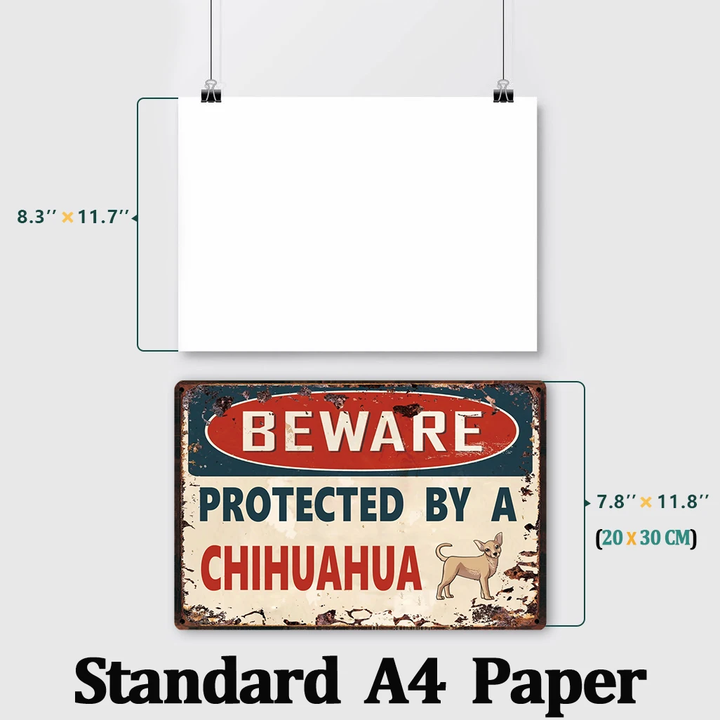 [Kelly66] собака Остерегайтесь защищенная Хаски борзой борли металлический знак