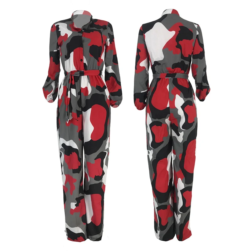 

Sexy Jumpsuits Autumn Rompers Womens Long Sleeve Print Letter Casual Fall Femme Clothing 2020 SJ4744R