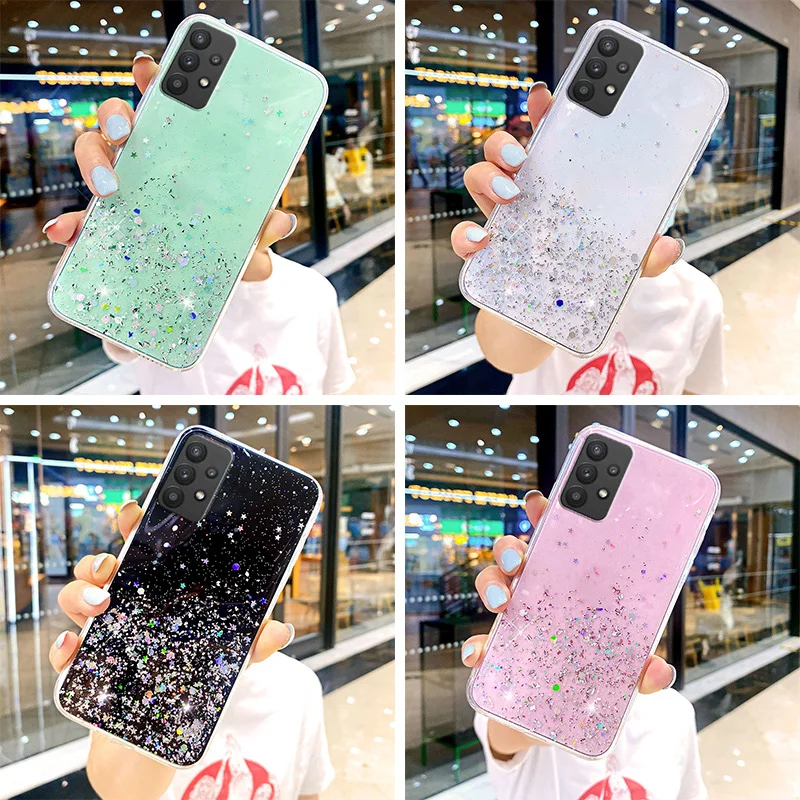 

Glitter Bling Phone Case For Huawei P40 Lite P20 P30 Pro Case Epoxy Phone Cover Mate 20 10 Lite Cases Nova 5T 7 8 6 SE 7i 3i 3e