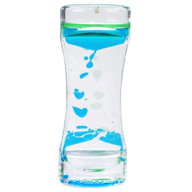 Мода-2 шт. жидкий таймер Bubble Motion Drop для сенсорной игры визуальный Gravity подарок