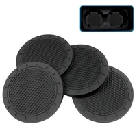 for 4pcs cup holder insert coasters 2 75 inch diameter auto cup holder coasters durable non slip cup holder accessories