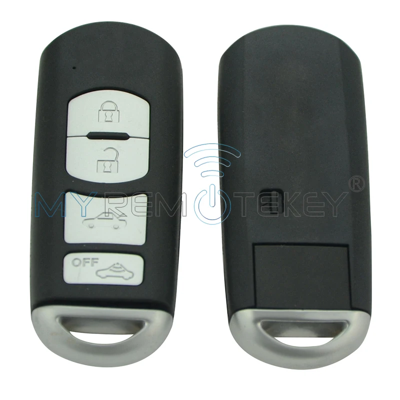 Чехол для смарт ключей с 4 кнопками Mazda держателем батареи 2009 2013 г.|buttons buttons|button