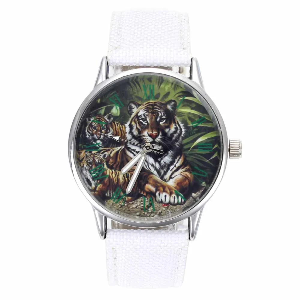 Часы наручные Tiger Forest King женские и мужские кварцевые модные ювелирные украшения с