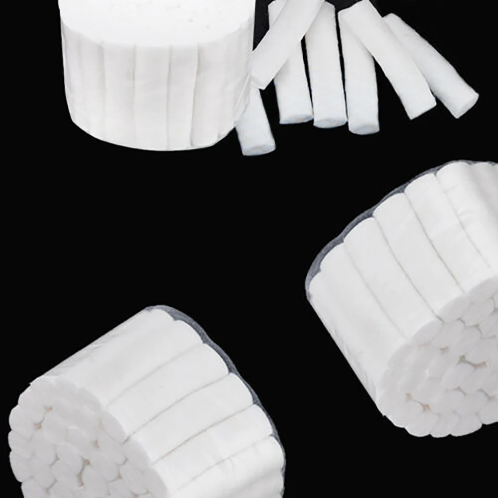 

1000PCS Disposable Dental Medical Surgical Cotton Rolls Tooth Gem High-purity Cotton Roll Dentist Supplies Teeth Whitening