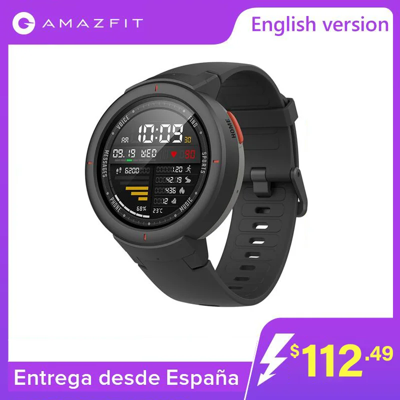 Huami Amazfit Verge смарт GPS часы 11 спортивных режимов Flash распродажа ноября 06:00 PT всего 26