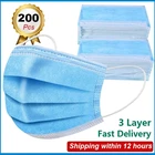 Одноразовая медицинская маска для лица, 3-слойная хирургическая маска для лица, хирургическая медицинская маска с петлей для ушей, дышащая Бриллиантовая