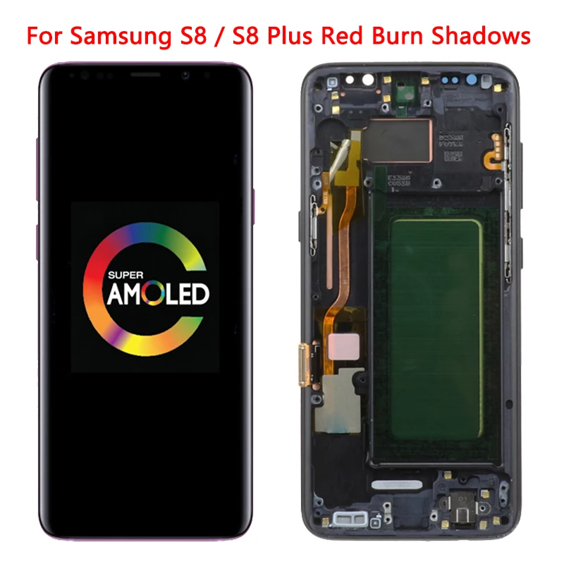 ЖК дисплей SUPER AMOLED S8 для Samsung Plus сенсорный экран рамка дигитайзер в сборе SMS8 G950 G950F