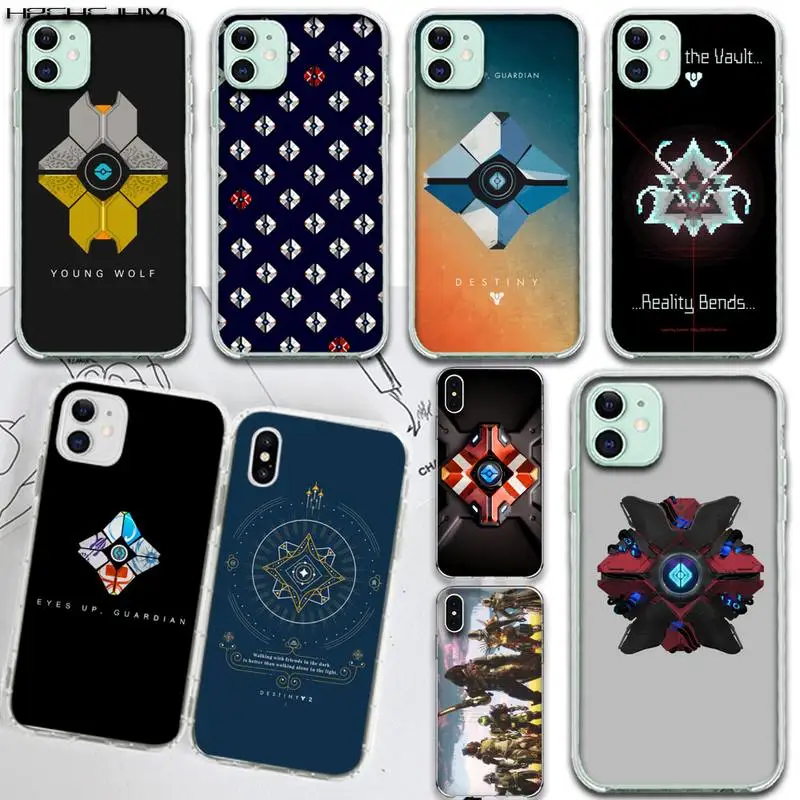 Чехол HPCHCJHM DESTINY GHOST из ТПУ для iPhone 11 pro XS MAX 8 7 6 6S Plus X 5S SE 2020 XR|Бамперы| |