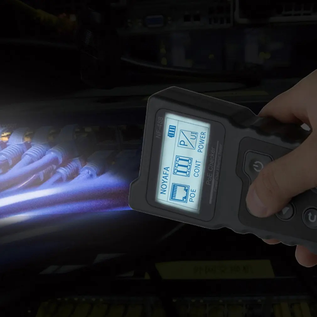 NOYAFA NF-488 Network Poe Tester Checker Over The Ethernet Cat5,cat6 Lan Tester Network Tools New Arrival Free Shipping 2019