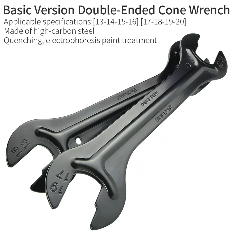 Втулка JSHOUBIKE демонтировала двухголовый ключ из высокоуглеводородной стали от 13