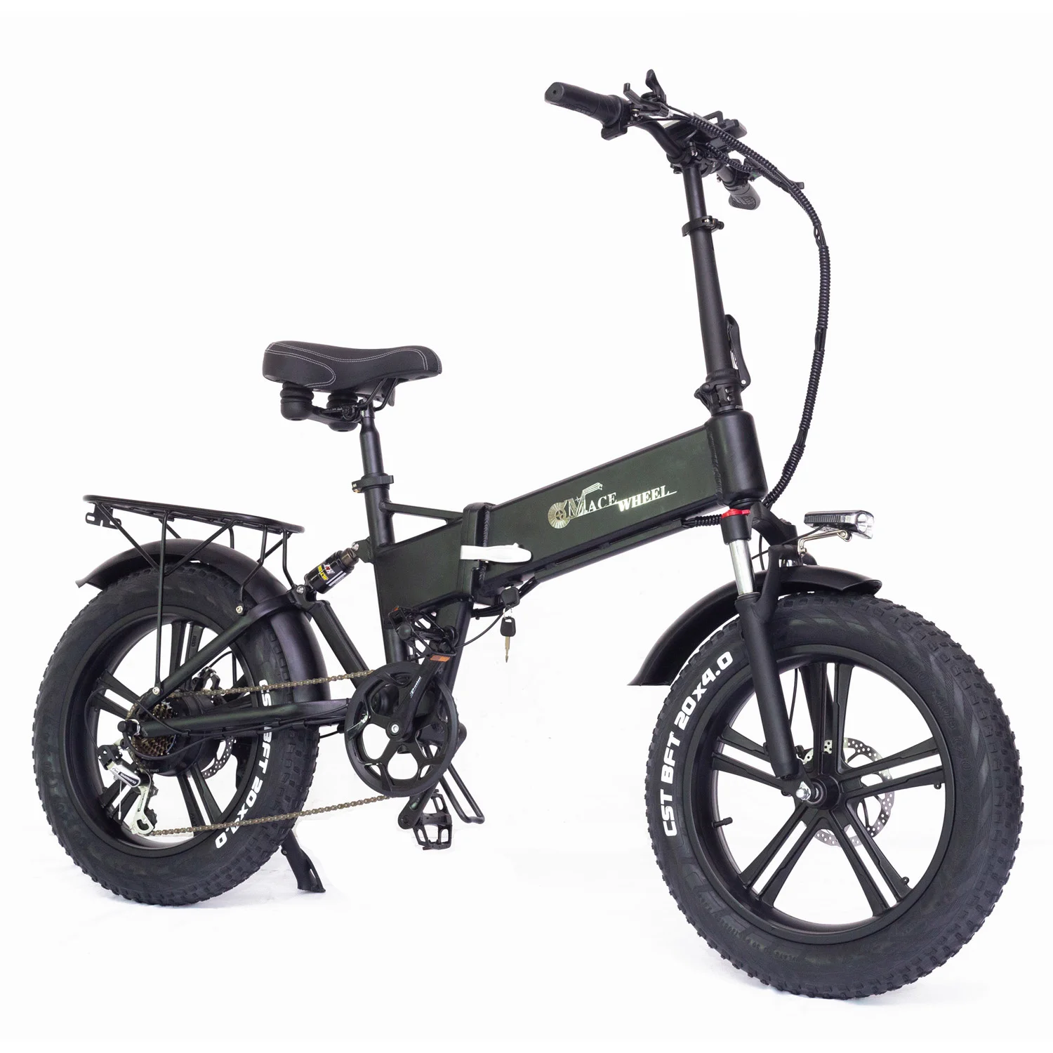 

Falten Elektro Fahrrad-Bicicleta eléctrica, suspensión completa, RX20, 750W, 20x4,0