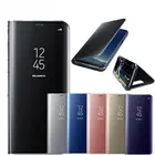 Чехол-книжка для Samsung Galaxy s20 ultra, s10, 9, 8, 7, s6 Plus, s10plus, note 5, 8, 9, зеркальный