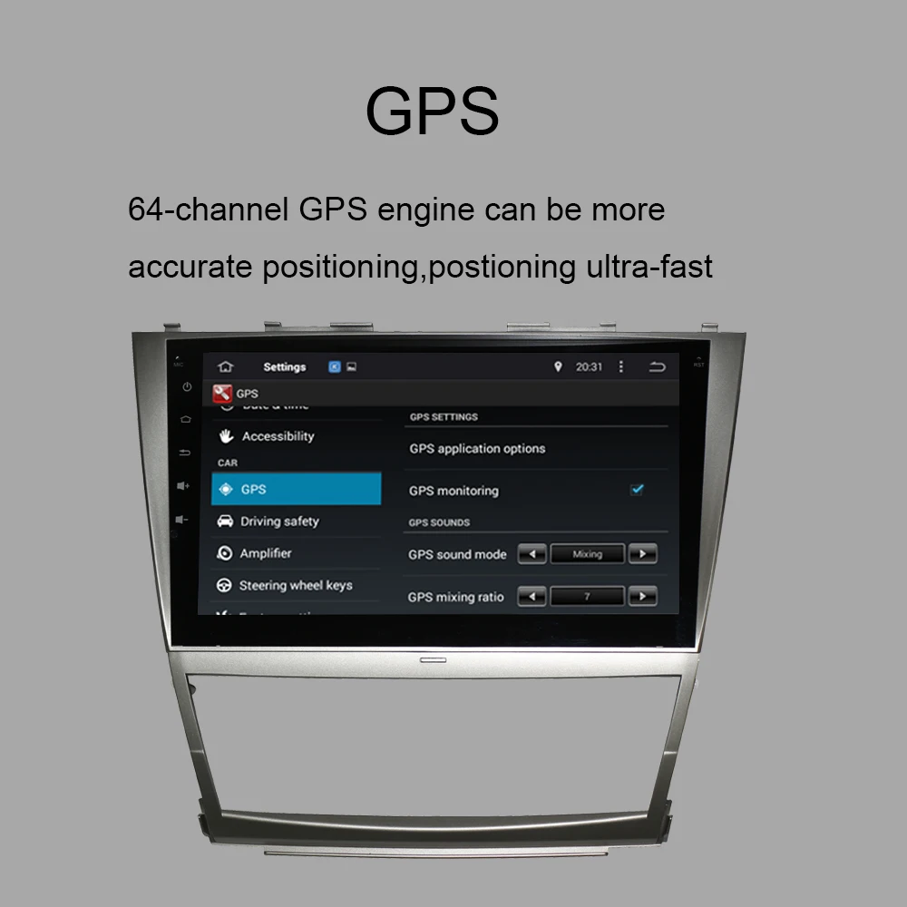 Автомагнитола для TOYOTA CAMRY 10 0-2007 Android 2011 аудио стерео GPS-навигация мультимедийный