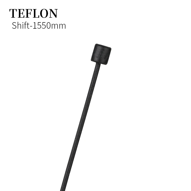 Shift-1550mm Тефлоновый тормозной кабель Deraillleur line MTB ROAD велосипедная передача трос переключения передач с велосипедными частями из нержавеющей стали аксессуары для велоспорта - Цвет: Shift-1550mm