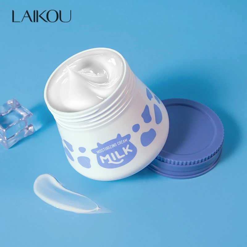 

55 г уход за лицом Молочный Крем натуральное отбеливание против старения против морщин увлажняющие питательные кремы уход за кожей лица кор...